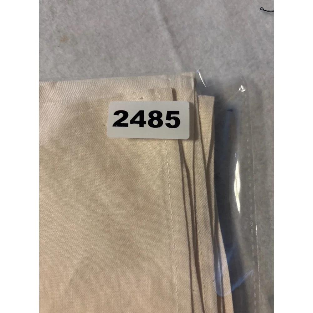Unbranded Cloth Napkins Unisex 15x15 Cream ‎ Vintage Embroidered Linen 8pc